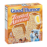 Good Humor  frozen toasted almond dessert bar, 6 pack Left Picture